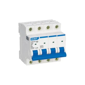 Chint MCB NXB-63 C Four Pole 6 kA Circuit Breaker
