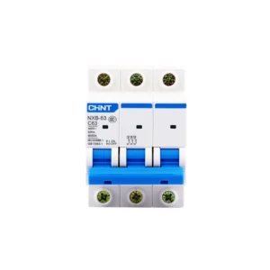 Chint MCB NXB-63 C Three Pole 6 kA Circuit Breaker