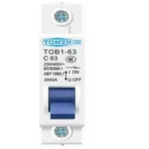 TOMZN TOB1-63 1P MCCBS Miniature Circuit Breaker
