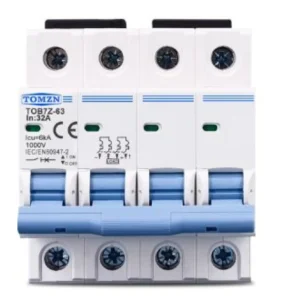 Tomzn Tob7Z-63 4P 1000V DC Miniature Circuit Breaker